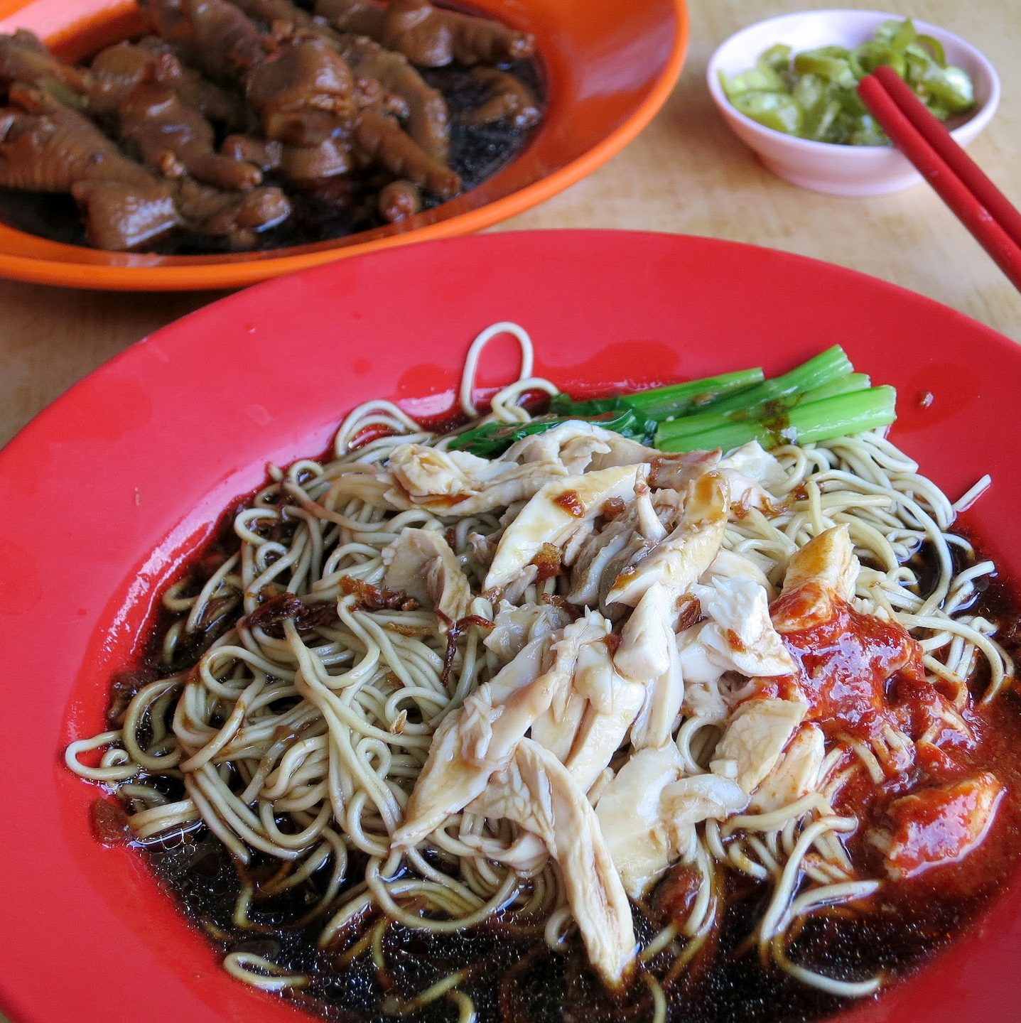 meng kee chicken noodles